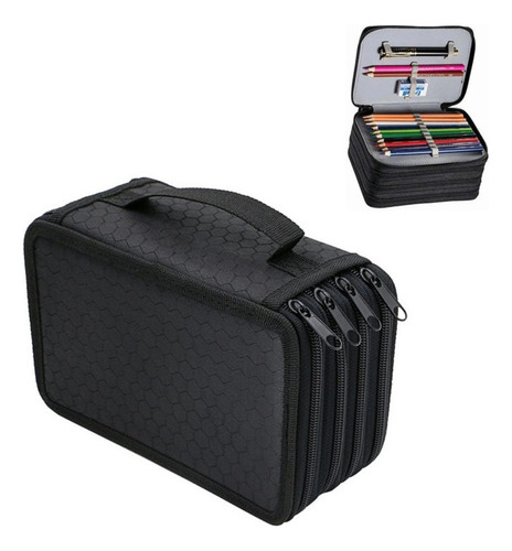 4 Layer Stationery Storage Pen Case With 72 Pen Holders