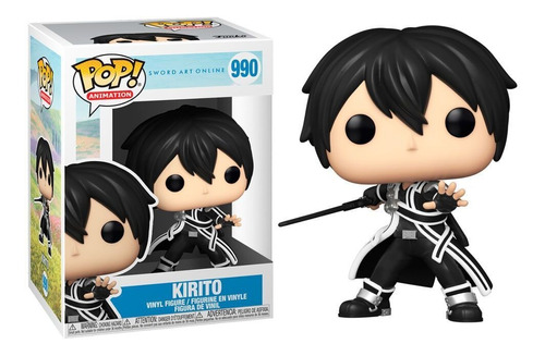 Funko Pop Sword Art Online Kirito 990 Com Espada Original