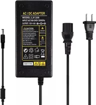 Comprar Eliminador 12v 6a Cargador Adaptador De Corriente Salida 5.5 Mm X 2.1 Mm Compatibilidad Para Cámaras Pantallas Tiras De Led Consolas