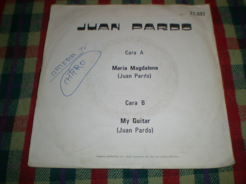 Juan Pardo / My Guitar - Simple Español Difusion C3 (Usado)