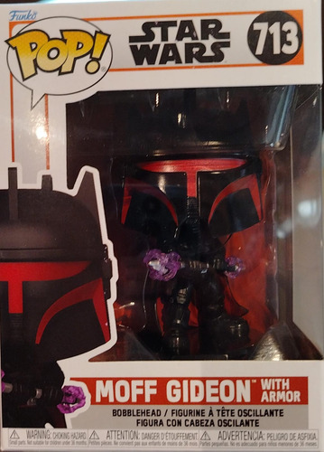 Funko Pop! Star Wars #713: Moff Gideon With Armor (Usado)