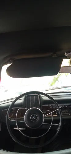 Mercedes Benz 220, Std. 4 Vel. Al Frente, Placas De Antiguo