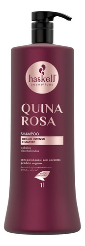 Shampoo Quina Rosa Brilho Intenso E Maciez Haskell 1000ml