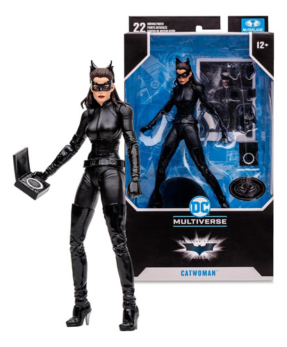 Mcfarlane Catwoman The Dark Knight Rises Platinum (Reacondicionado)