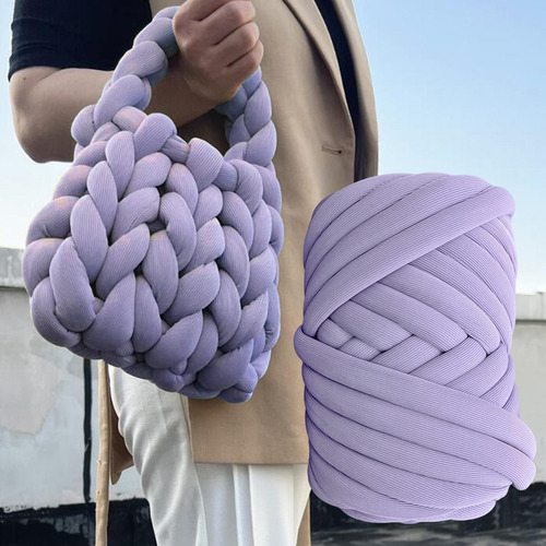 Hilo Grueso Lavable De 1000g, Hilo Suave Para Violeta
