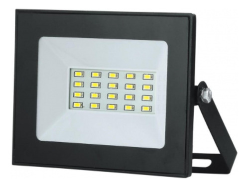 Reflector Led Exterior 20w Proyector Alta Potencia Color De La Carcasa Negro Color De La Luz Blanco Frío