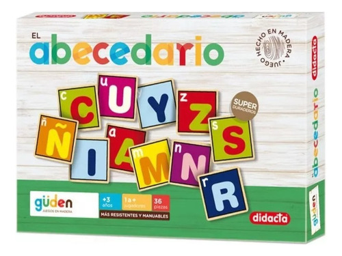 Puzzle Madera Alfabeto Abecedario De Madera