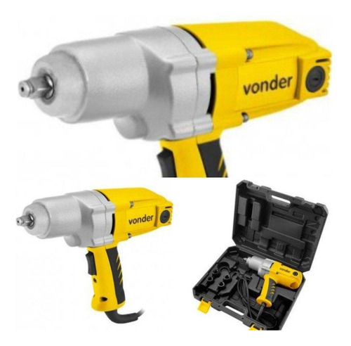 Chave De Impacto Vonder 1/2 Pol. 350n 900w 220v Civ 912 Cor Amarelo