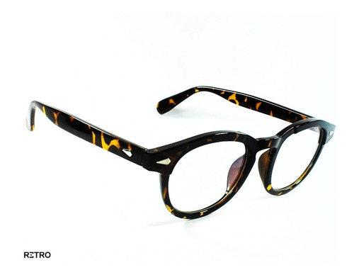 Imagen 4 de 10 de Montura Óptica Retro® Johnny Depp + Lente Descanso Opt0114