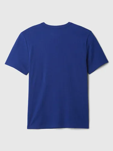 Polera Niño Gap Logo Manga Multi Corta Azul