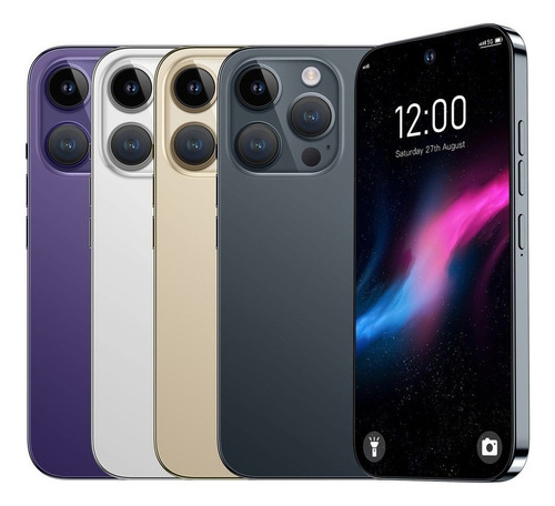 Móviles Baratos Android I14 Pro Max 64 Gb+4 Gb Dual Sim, Col