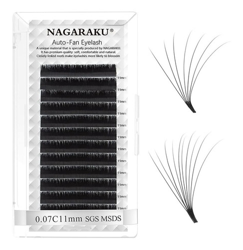 Pestañas Nagaraku Bloom 0.07- D - Unidad a $25217