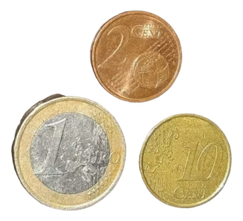 2 Y 10 Centavos De Euro + 1 Euro España