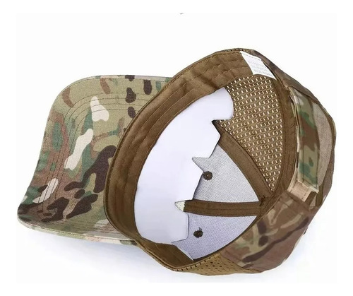 Gorra Béisbol Punisher Bordada Uso Exteriores Calavera Tree Camu Black Unitalla