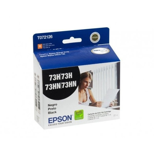 Cartucho Orig T072126 Epson 73h 73hn T73120h C110 T30 Wis