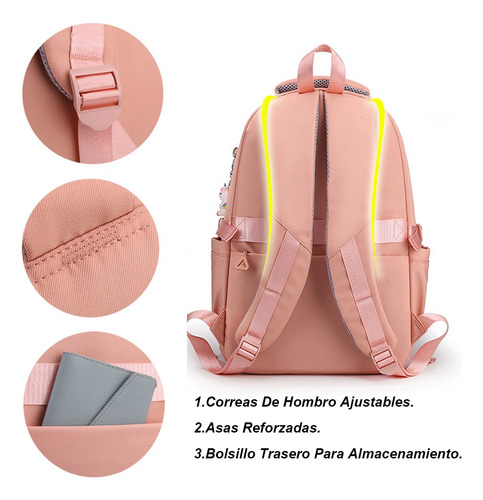 Mochila Escolar Bolsa De Viaje Para Computadora Portátil De 15.6 Inch, Urban Bolsas Sin Género