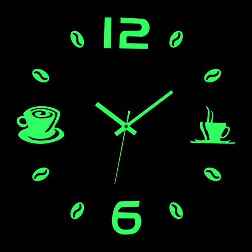 . Diy Minimalista Sin Marco Pared Reloj 3d Espejo Decoración