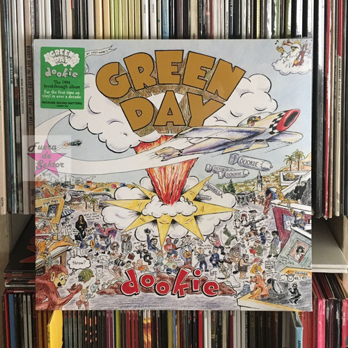 Vinilo Green Day Dookie Eu Import.