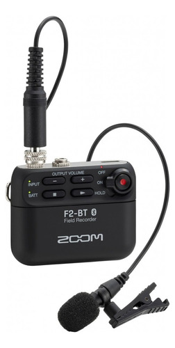 Zoom F2 Bluetooth Grabador De Campo Mini Microfono Corbatero