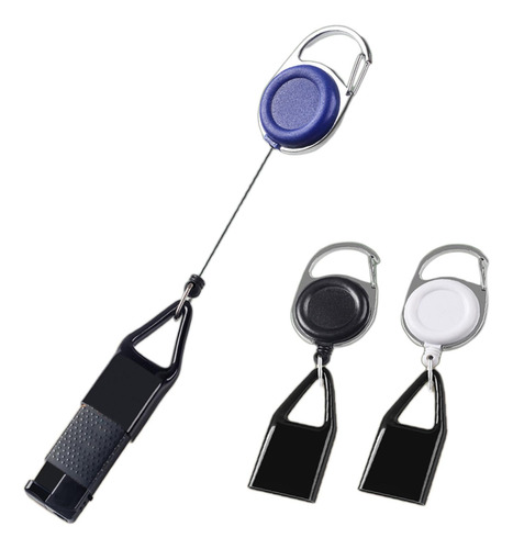 4 Suporte Retrátil Para Isqueiro Premium Multi Preto