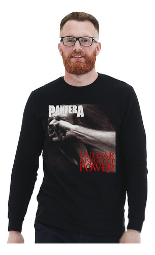 Polera Ml Pantera Vulgar Display Of Power Metal Impresión Di