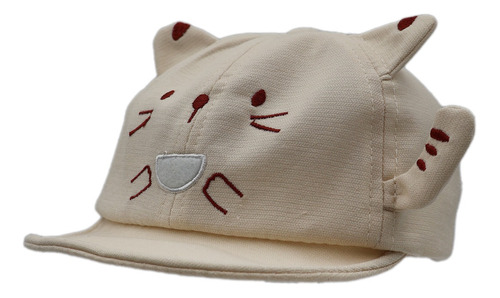 Gorra Infantil Con Diseño De Gato Para 6 Meses A 1 Año