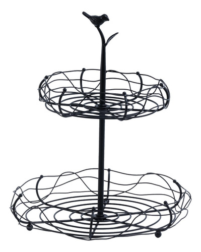 Cesta De Alambre Para Frutas Y Verduras En Capas, Grande, 2