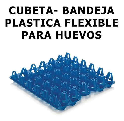15 Cubeta Para Huevos Plastica Bandeja Flexible Envio Gratis