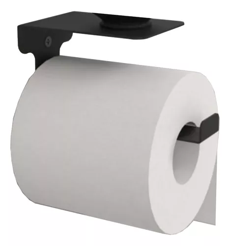 Modestly Priced Premium Porta rollo de papel higiénico color negro 60cm, porta  papel higienico 