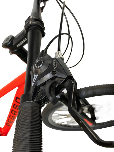 Imagen 10 de 10 de Bicicleta Naranja Aluminio Mtb Aro 27,5 Pegaso Bike