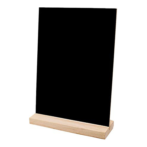 Pizarra De Tiza De Mesa De Madera Soporte, Mini Pizarra...