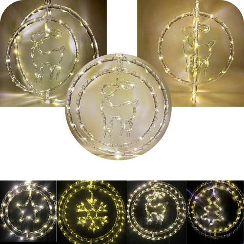 Luces Micro Led Alumbrados Figuras De Navidad Navideños