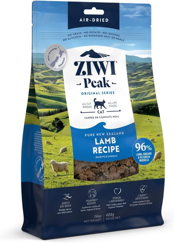 Alimento Para Gato Dry Ziwi Peack Carne Cordero Premium 1 Kg