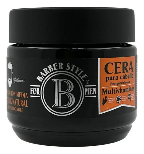 Cera Para Cabello Barber Style Enriquecido Con Multivitamina