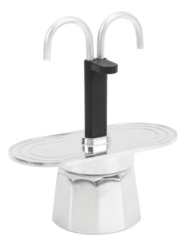Cafetera De Doble Cabezal, Aleación De Aluminio, 100 Ml, Peq