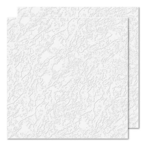 Piso Cañuelas 43x43 Glaciar Blanco Blanco