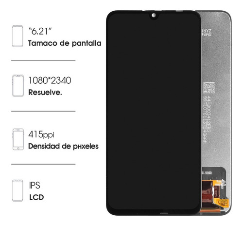 Compatível Tela De Toque Lcd Pot-lx1 Para Huawei P Smart
