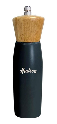 Molinillo De Madera Hudson Laqueado Color Negro 20 Cm