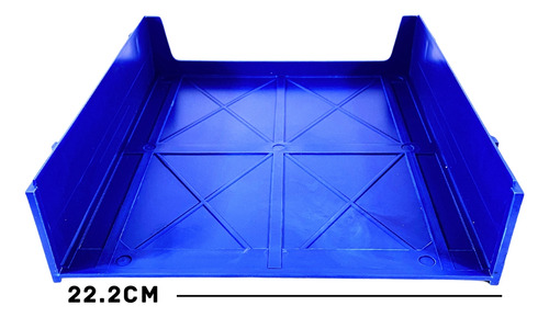 Gaveteiro Organizador Modular Avulso Multiuso Magus Gvt2 Cor Azul 15L