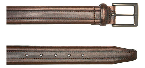 Cinturón 1 Vista Augusto Flexi Hombre - Estilo 110403 Color Cognac Talla 40