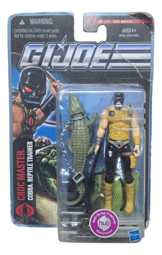G. I. Joe Croc Master Reptile Trainer De Hasbro Año 2010