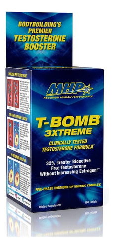 Vitaminas Mhp T Bomb 3xtreme 168 Tabletas Testo Sabor Capsulas