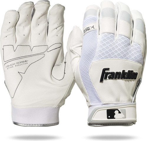 Franklin Sports Mlb - Shok Sorb para adultos e jovens - Branco