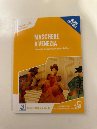 Maschere A Venezia. Livello 2a1/a2. Alma Edizioni. Belgrano