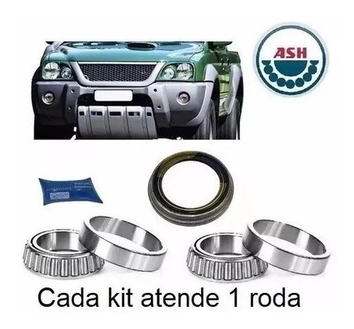 Kit Rolamento De Roda Dianteiro Pajero Sport (todas)