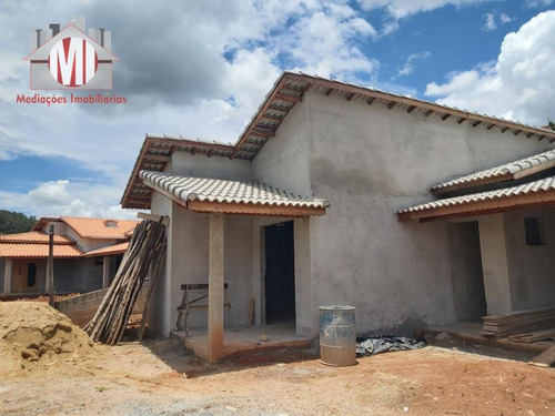 Linda Chácara Em Fase De Construção, Com 3 Dormitórios, Piscina, Ótima Localização, À Venda, 1000 M² Por R$ 380.000 - Zona Rural - Pinhalzinho/sp - Ch0820