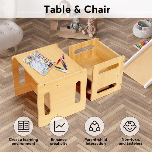 Juego De Mesa Y Silla Para Niños Mesa Y Silla De Destete Color