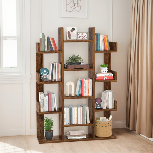 Aheaplus Librería Estantería En Forma De Árbol Con 13