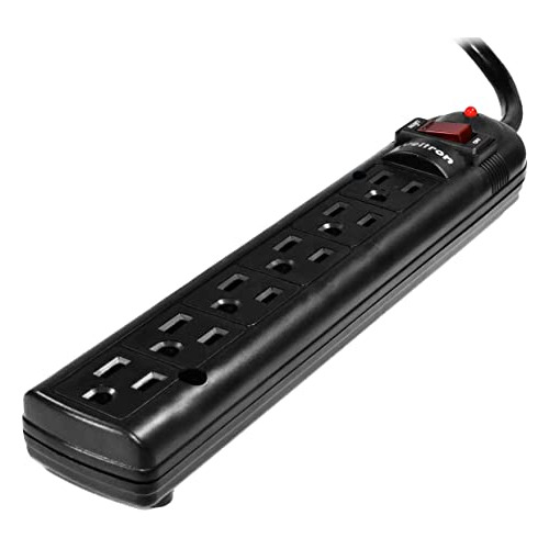 Weltron - Protector Contra Sobretensiones Con Enchufe En Áng