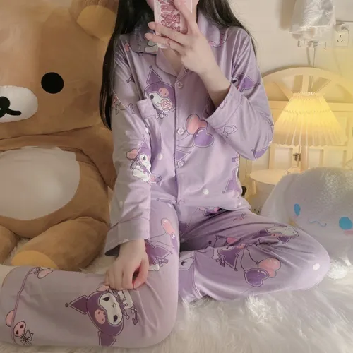 Pijama Kuromi Niña Pijama Manga Larga